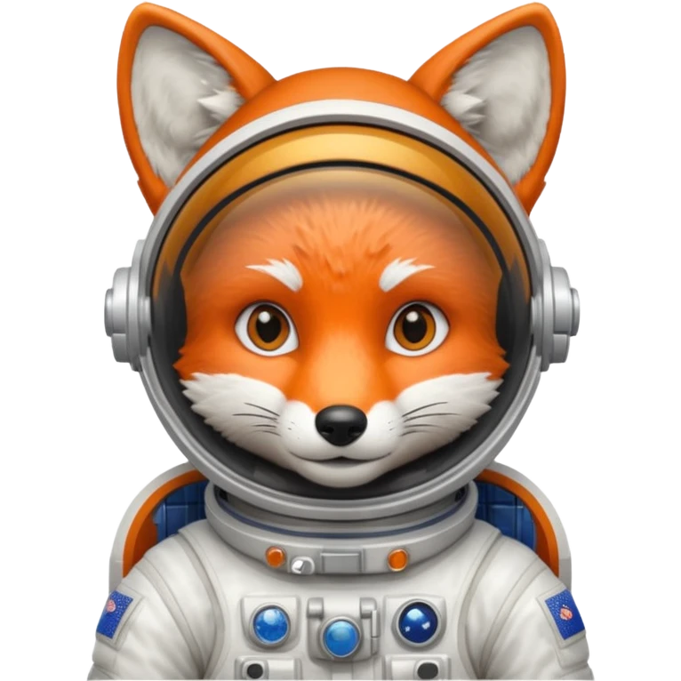 fox astronaut emoji