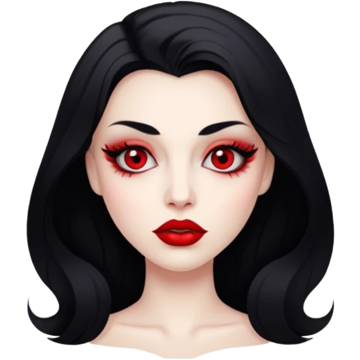 vamp with mascara  emoji