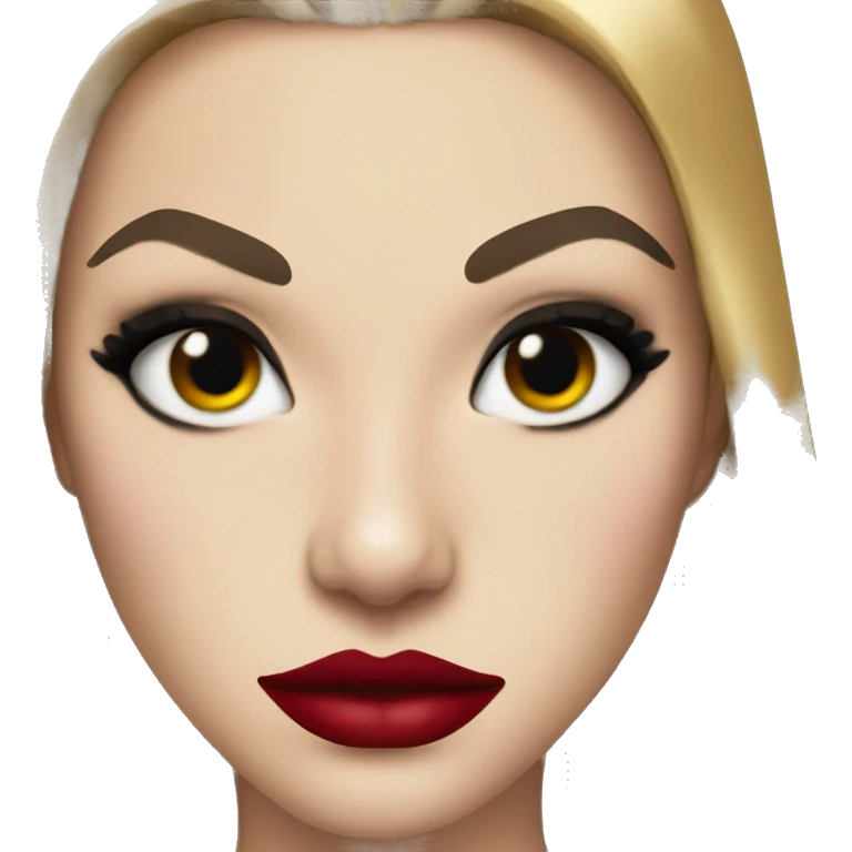 Catwoman   WITH PAINTED LIPS emoji