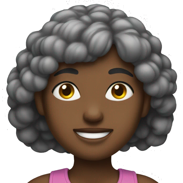 a girl running vibe emoji