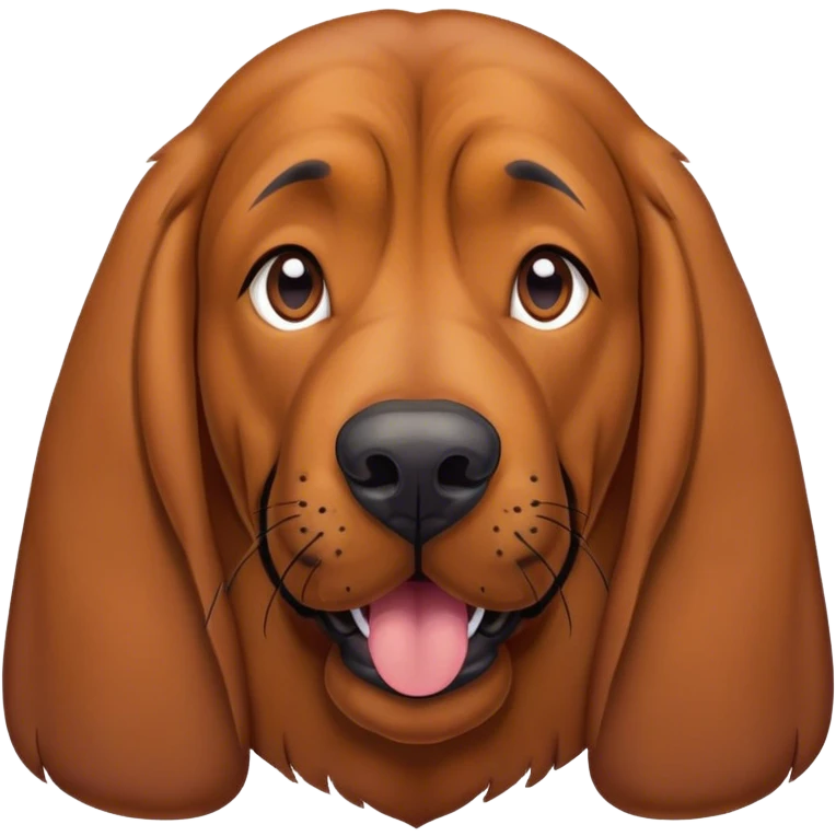 happy Bloodhound  emoji
