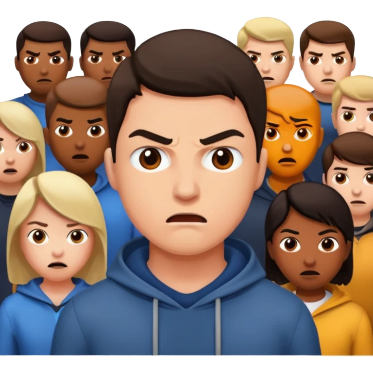 1 against 9 emoji