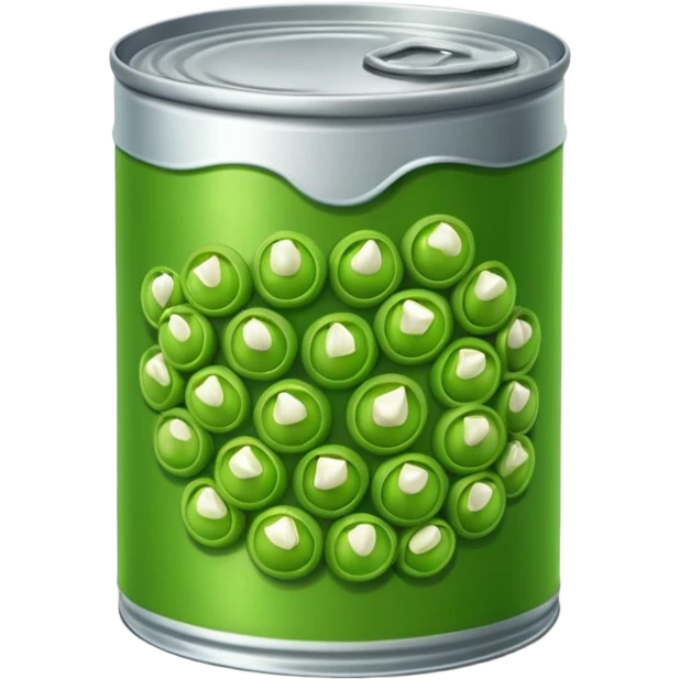 green peas can emoji