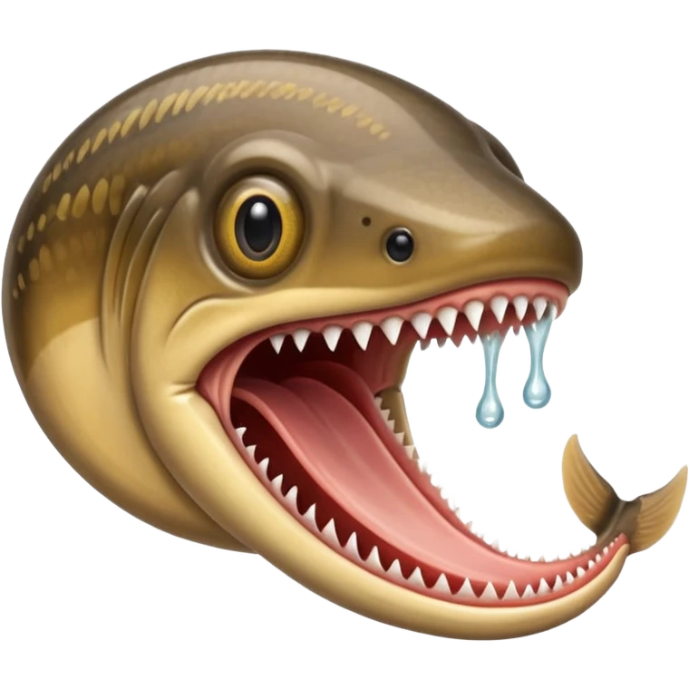 clack lamprey mouth  emoji