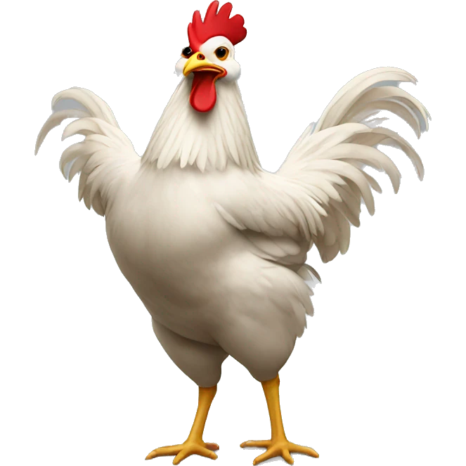 Chicken dancing  emoji