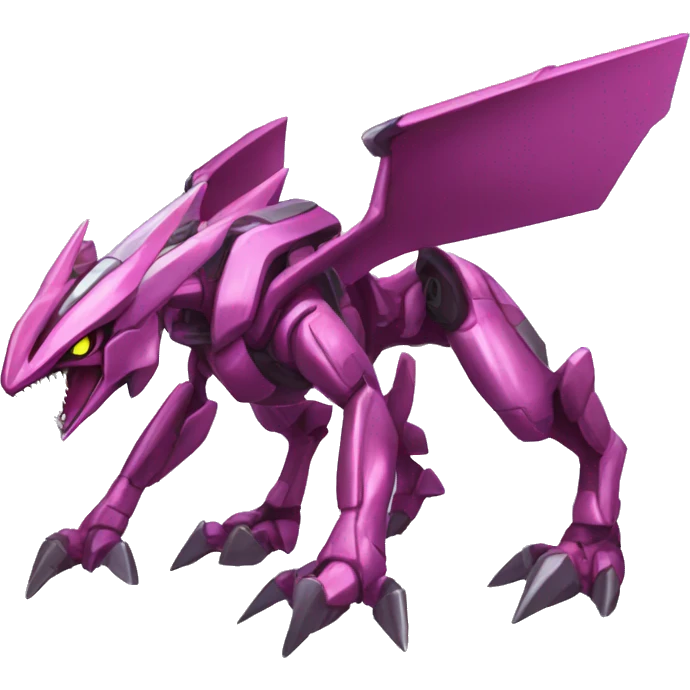  cool edgy shiny Palkia-Genesect-Raptor full body emoji
