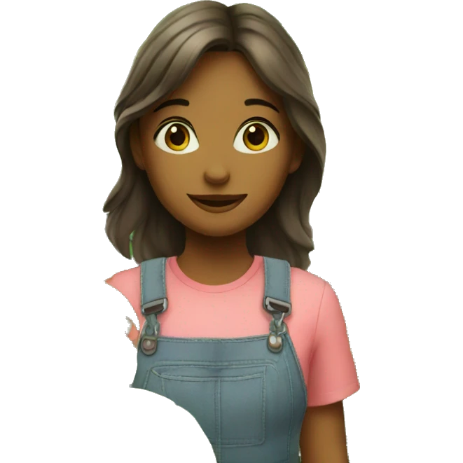 girl in a garden emoji