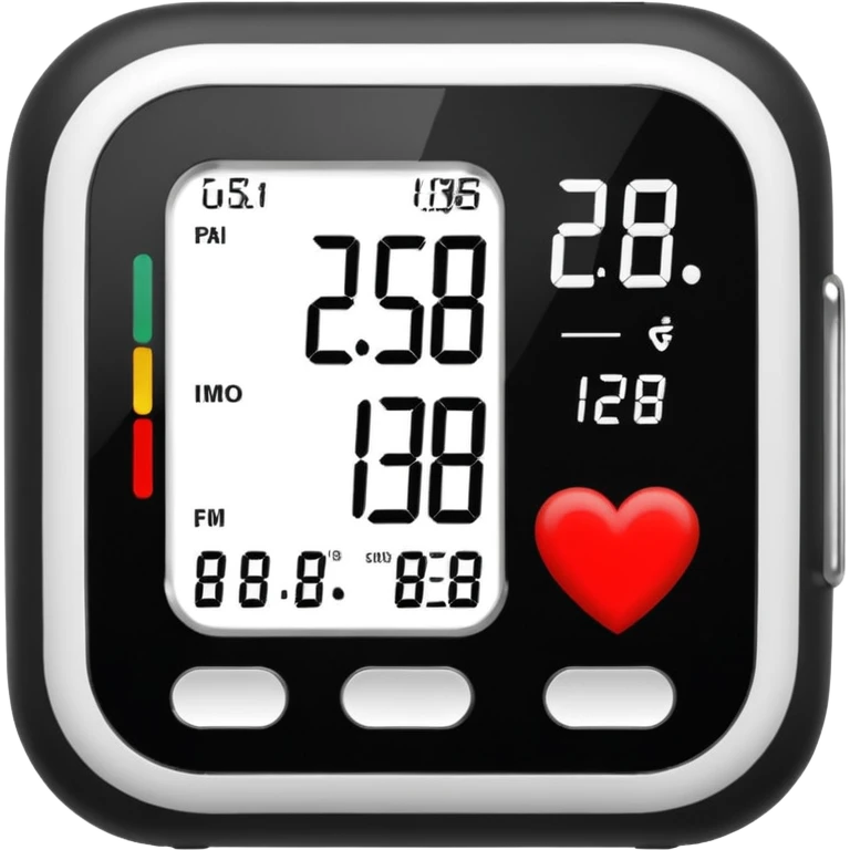 blood pressure monitor emoji