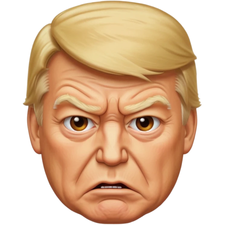 Scary crawling Donald trump emoji
