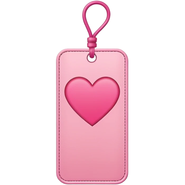 heart patterned  rectangler bookmark emoji