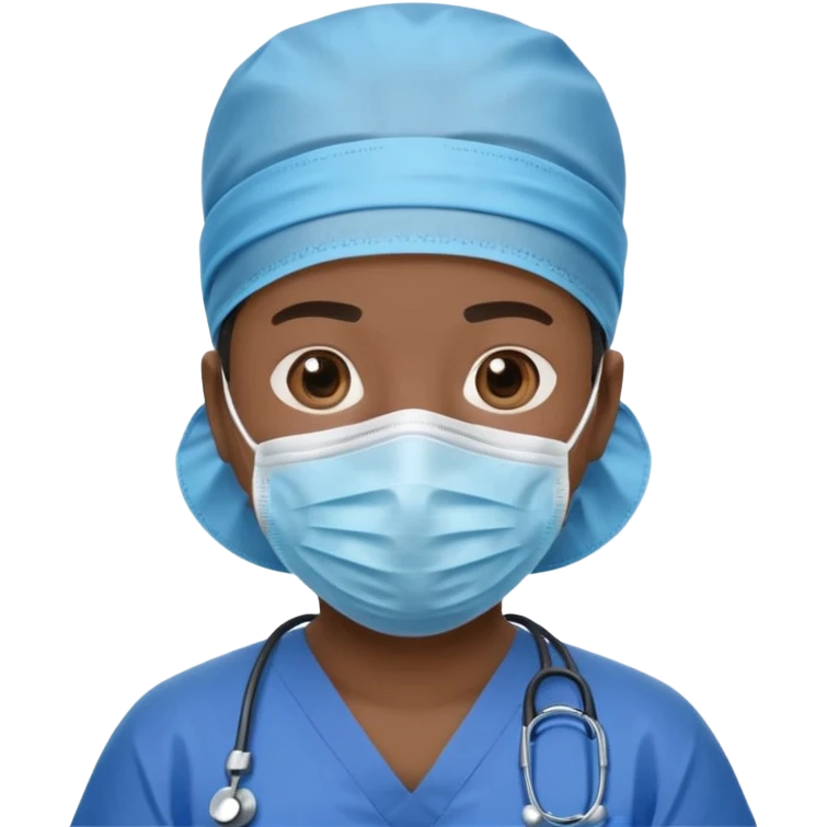 black surgeon emoji