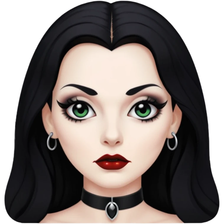 vampira com choker emoji