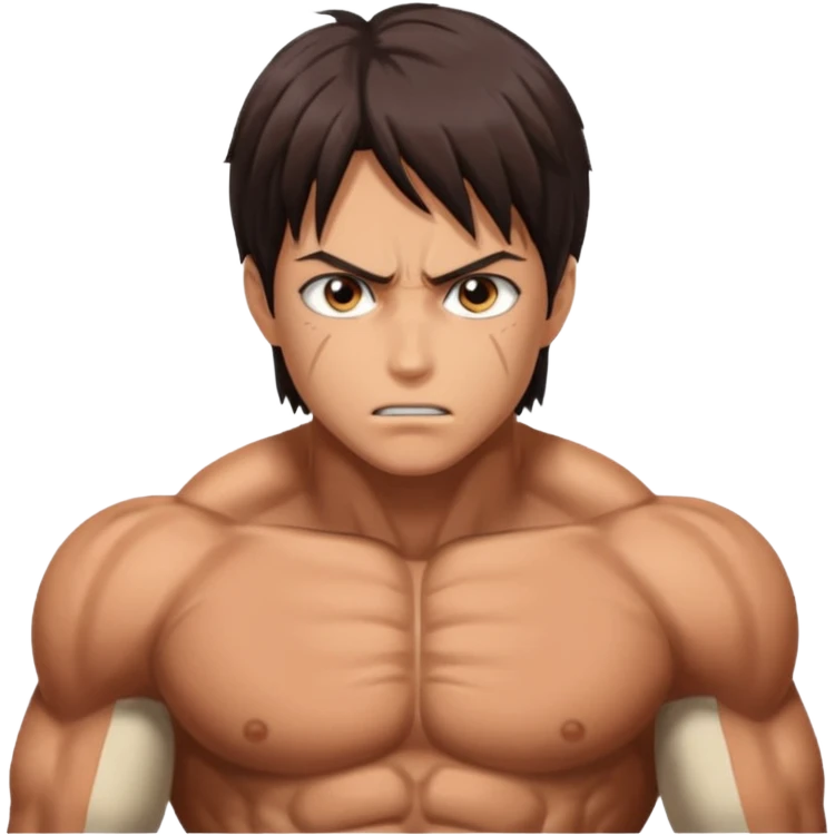 Atatck on titan  eren titan emoji