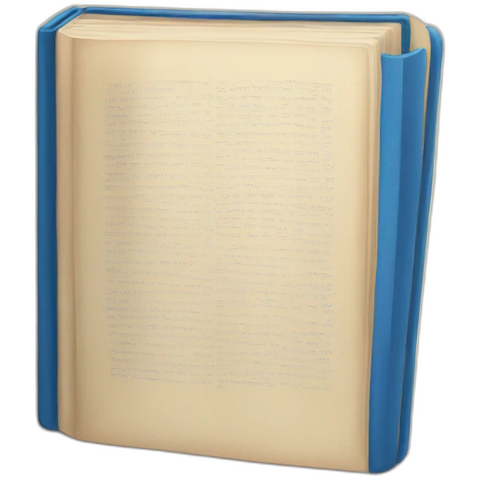 blue book emoji