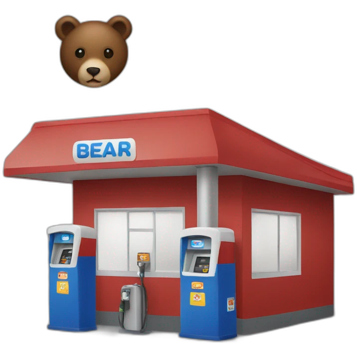 bear gas station emoji