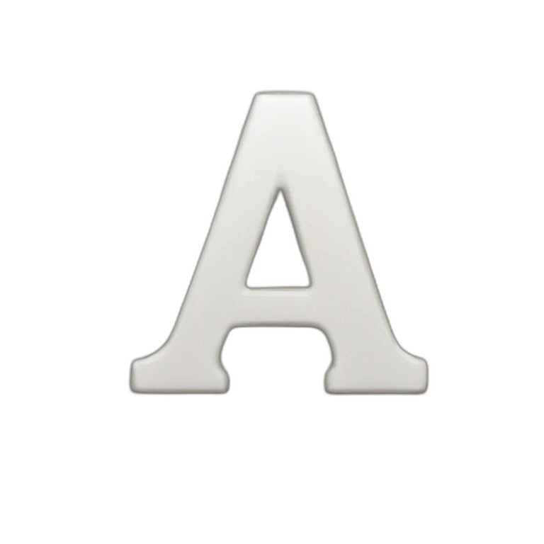 letter a emoji