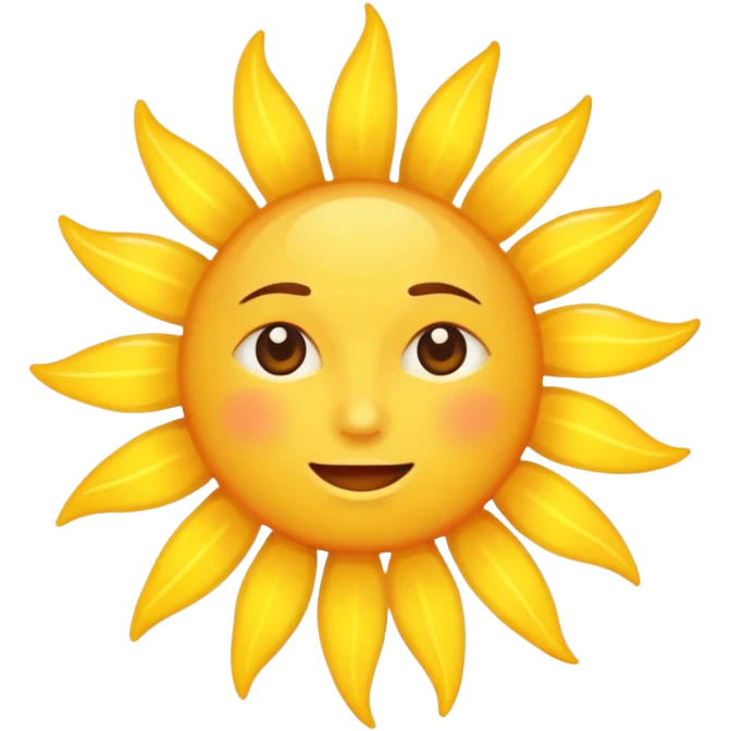  attitude sun  emoji