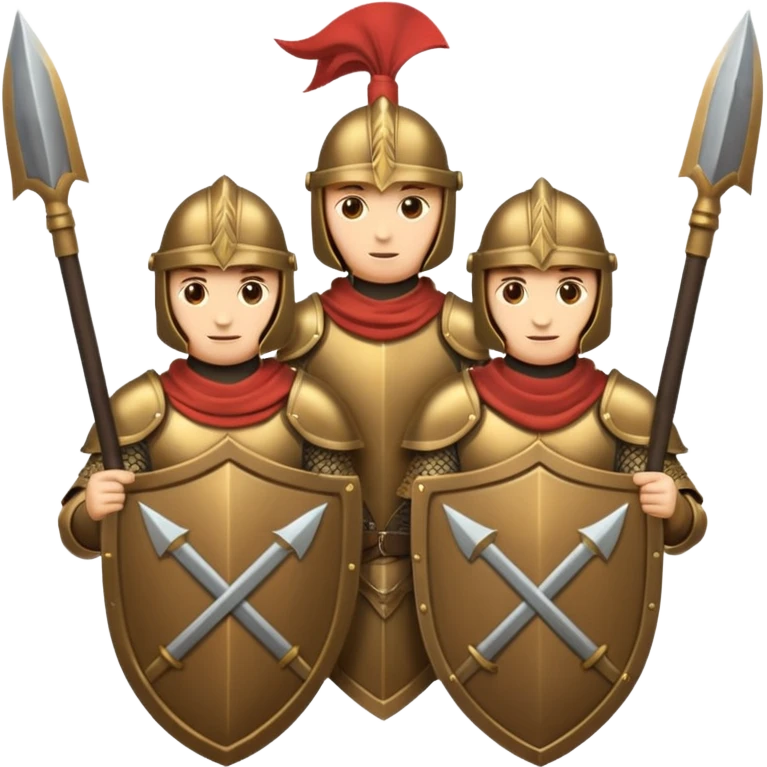 2D Emoji/Icon in the style of the normal chat icons - An emoji of an: Phalanx emoji