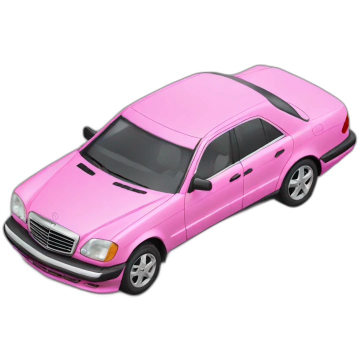 pink mercedes emoji