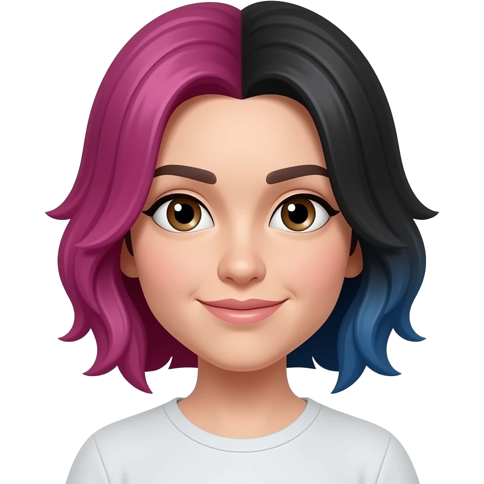 Change hair color emoji