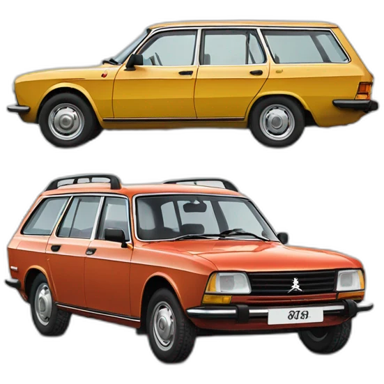Peugeot 304 stationwagon emoji