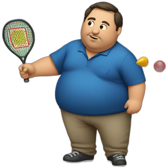 Fat drunk dart game player throwing darts emoji