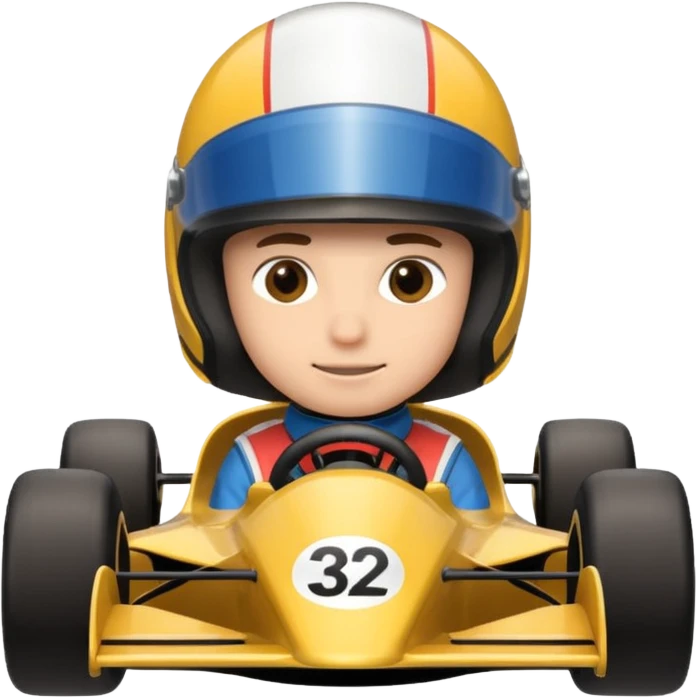Formula racer emoji