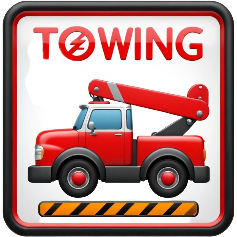 towing zone emoji