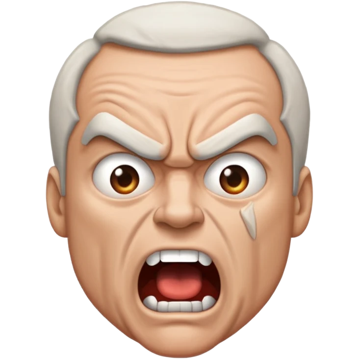 Mick from Rocky yelling emoji