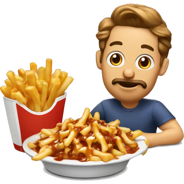 poutine eating Vladimire POUTINE emoji