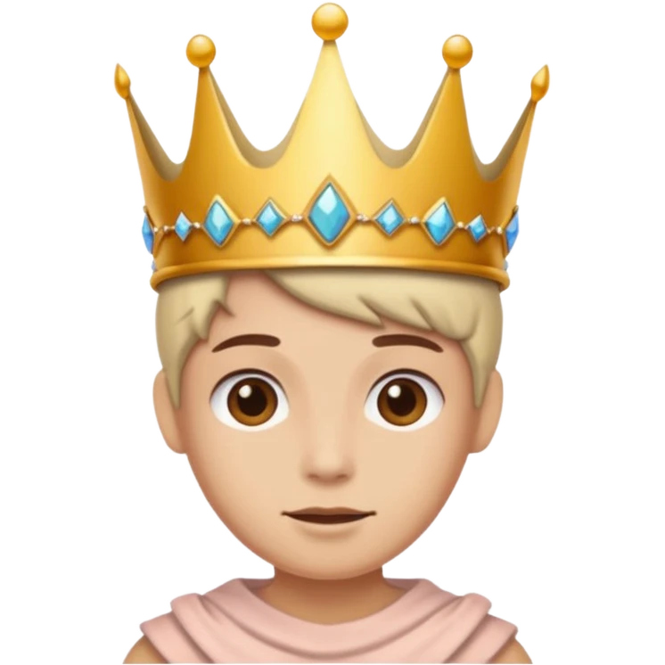 aggiungi una corona sulla testa emoji