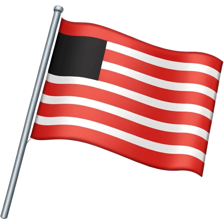 Straight flag emoji