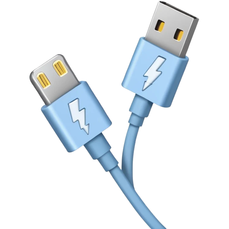 small lightning cable emoji