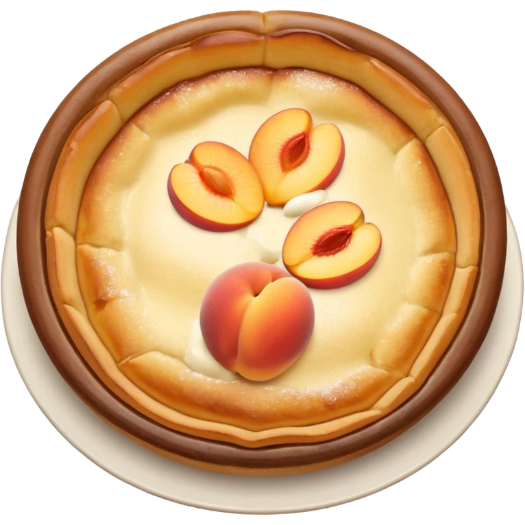 peach dutch baby emoji