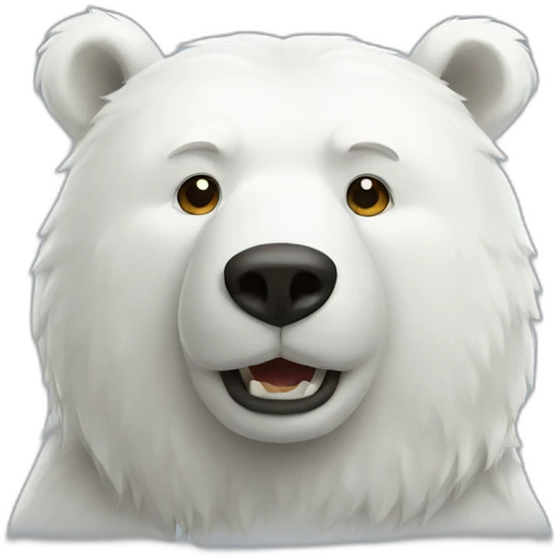white bear emoji