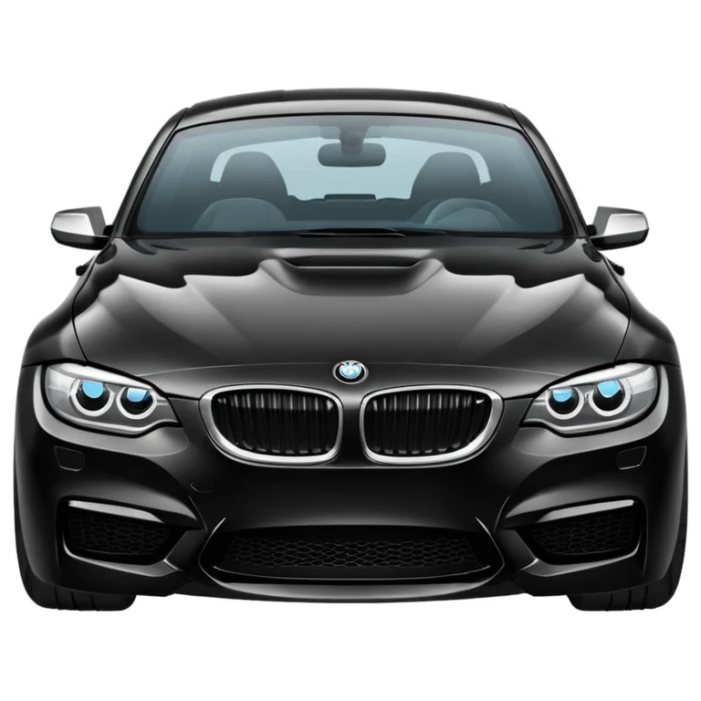 Make me a BMW car black  emoji