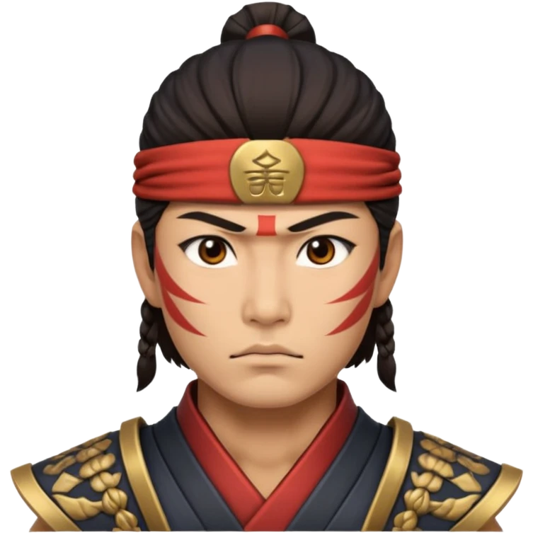 japanese warrior face emoji