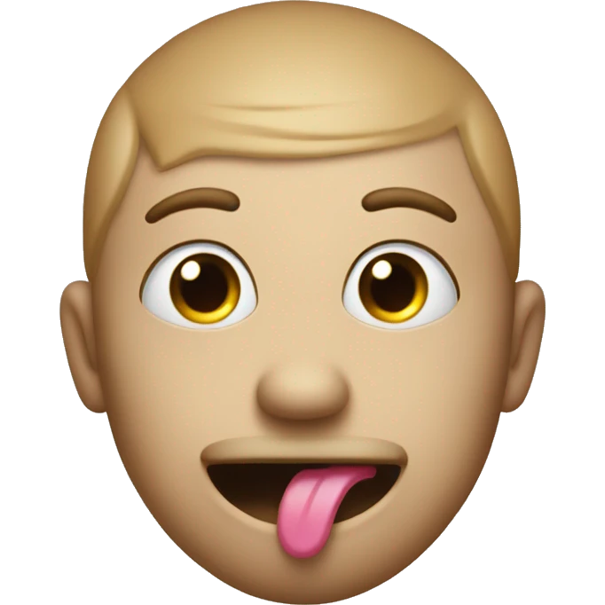 emoji with stick their tongue out with wide eye emoji