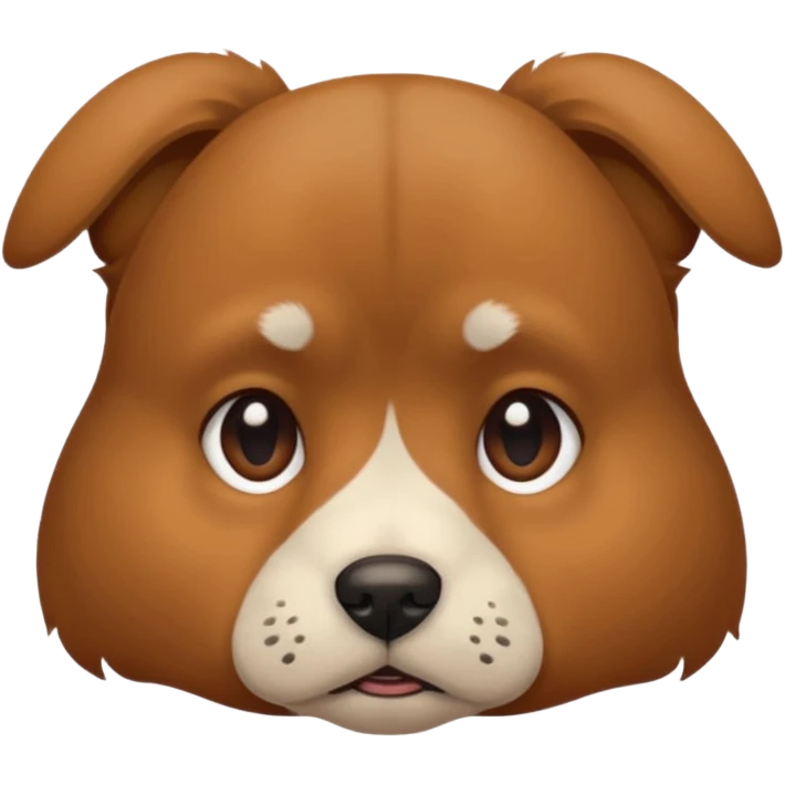 Una perro agobiado emoji