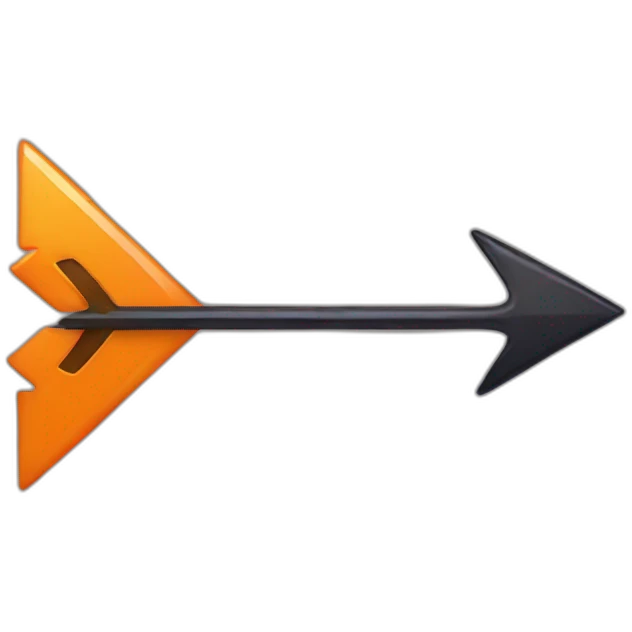 arrow orange emoji