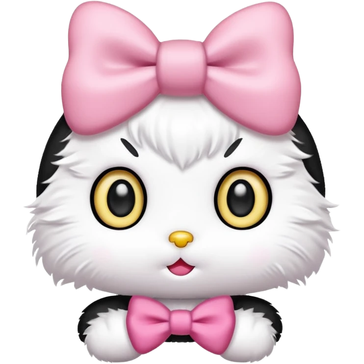 Hello kitty cartoon emoji