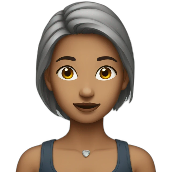 a girl named 'Nihal' emoji