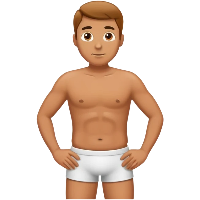 مردی که دست به کمر ایستاده emoji
