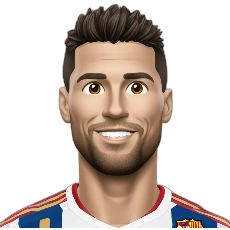 Ronaldo qui ecrase messi emoji