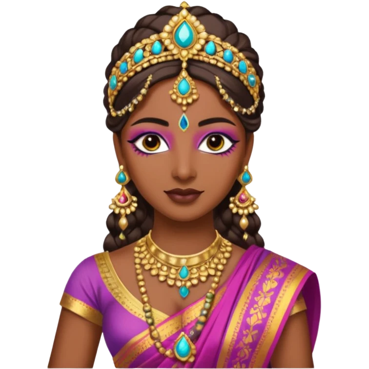 indian dancer face emoji