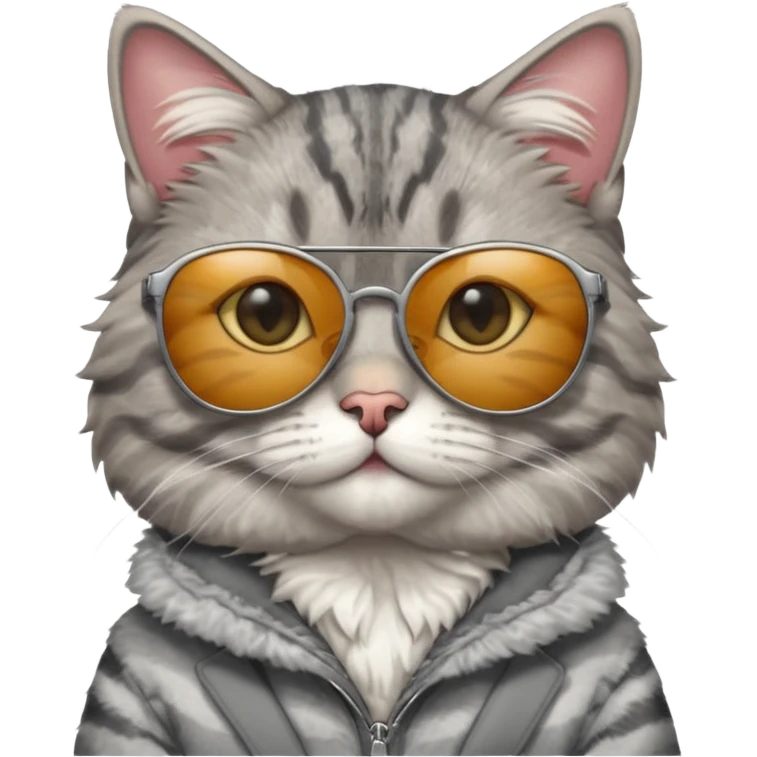 Cat wearing sunglasses emoji