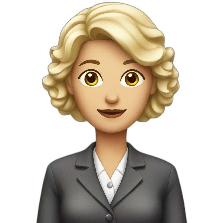 Bank staff lady emoji