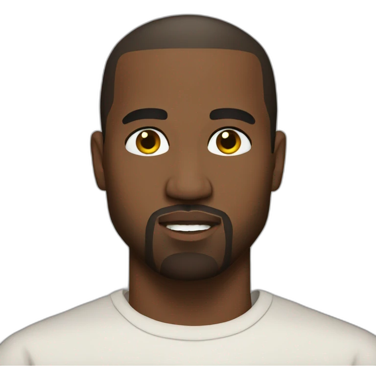 white kanye emoji