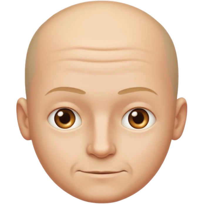 Generate a sarcastic emoji or sticker in a minimal flat-design style.  
The emoji should display a confident “nah, not today” attitude:  
- raised eyebrow  
- slight smirk  
- subtle eye-roll or side glance  
- rounded man face, without hair, ears emoji