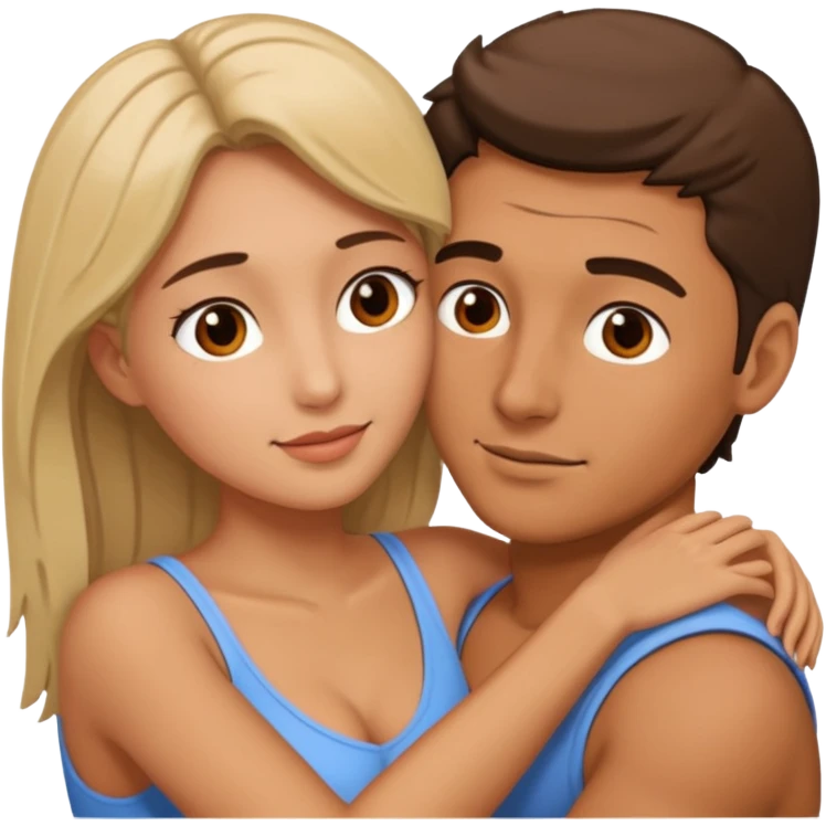 Hombre y mujer teniendo sexo emoji